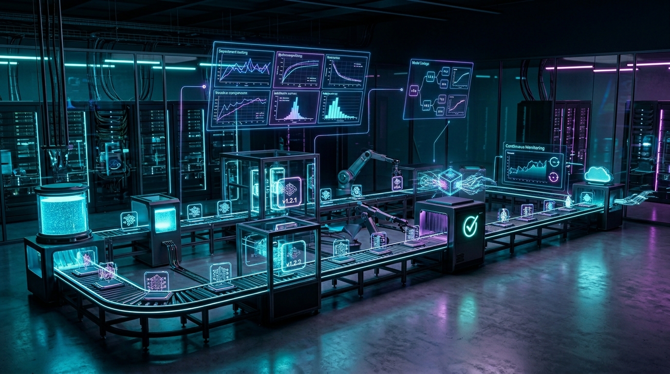 MLOps pipeline visualization