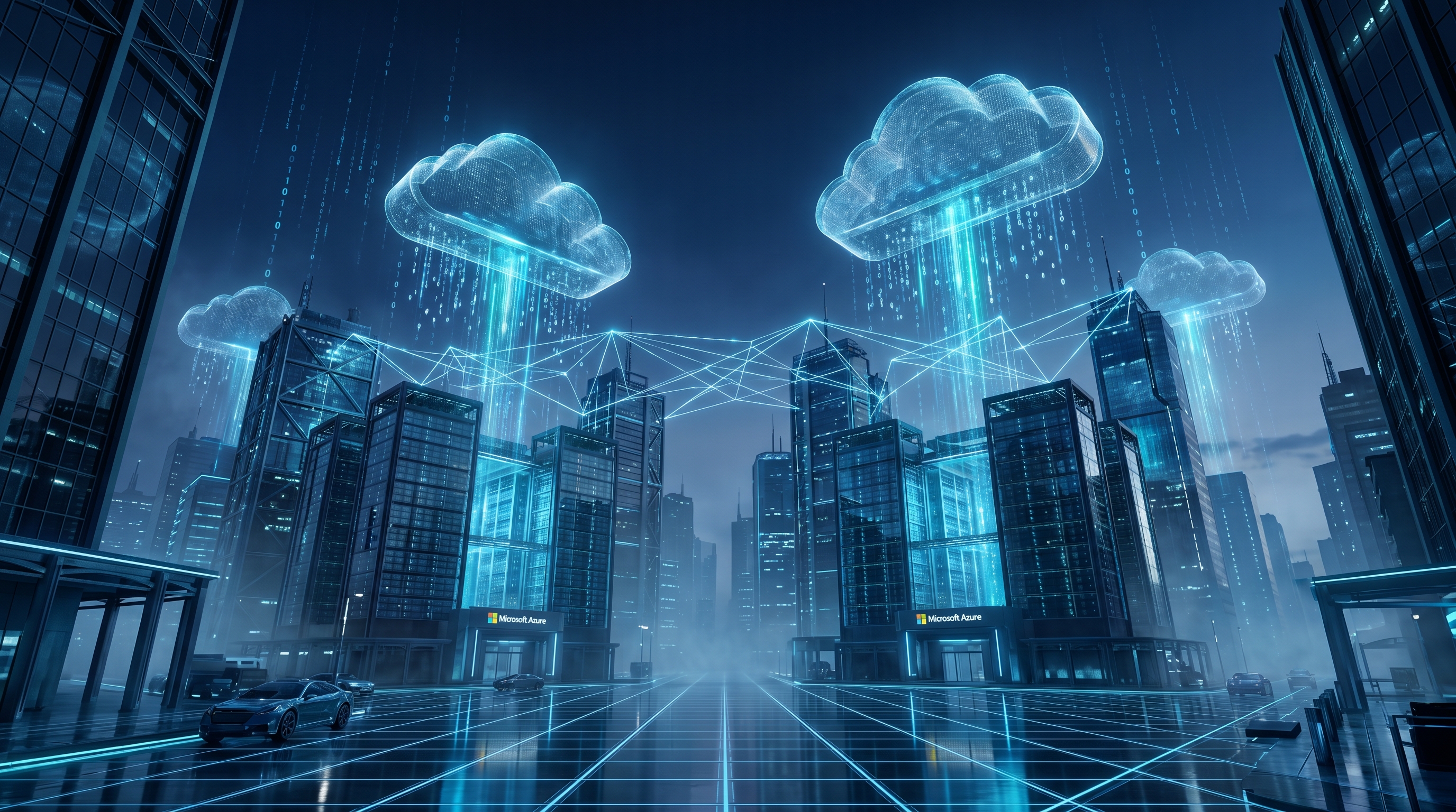 Azure cloud infrastructure visualization